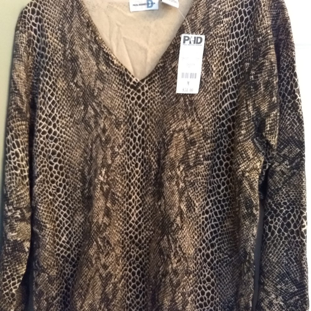 NWT PAUL HARRIS DESIGN SHIRT